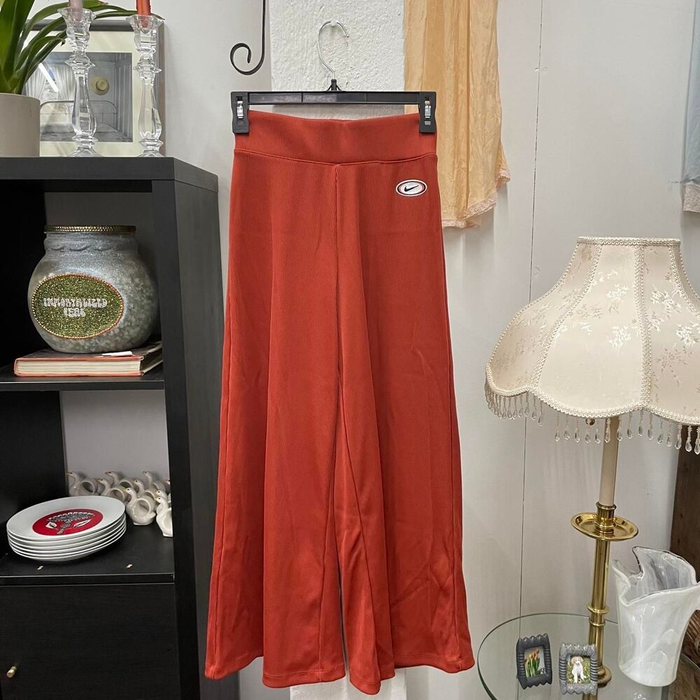 Nike Women's Orange and Red Trousers